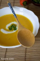 (zupa marchewkowa z mlekiem kokosowym i chili