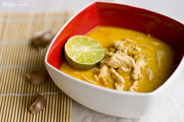 Tajska zupa z kurczakiem przepis